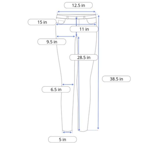 Garage Blue Ripped Skinny Jean - Picture 4 of 4